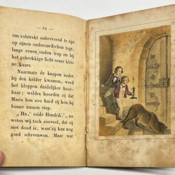 Children's Books [1851], Literature | De gevaarlijke togt met goeden uitslag bekroond. Middelburg, De Gebroeders Abrahams, [1851], 122 pp.