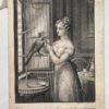 Print with parrot by Franz Xaver Stöber