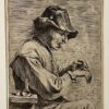 David Teniers, Man pulling a band aid (pleister)