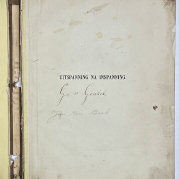 School book, s.a., Children's Stories | Uitspanning na Inspanning. Verhalen voor de Jeugd, Tweede druk, met nieuwe platen. P. Engels, Leyden, s.a., 71 pp.