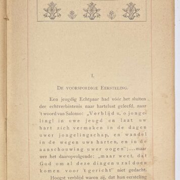 School book, 1903, Children's Stories | Uit het Leven Van een Jeugdig Echtpaar en hun Jantje. K. Le Cointre, Middelburg, 1903, 62 pp.
