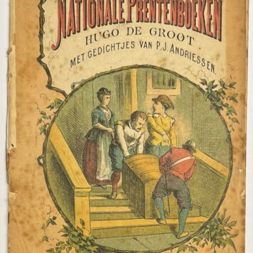 School book, s.a., Education | Nationale Prentenboeken. Hugo de Groot. Met gedichtjes van P.J. Andriessen. s'Hage, Gebs. Belinfante, s.a., 12 pp.