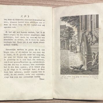 First Edition School book, 1821, Translation | Voorvallen en Merkwaardigheden uit het leven van den Kleinen Andries. Uit het Hoogduitsch. van J. A. C. Löhr. Met Platen. Amsterdam, Gerrit Portielje, 1821, 183 pp.
