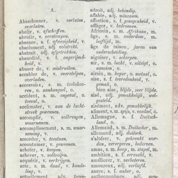 School book, 1865, French | Fransche Oefeningen met de noodige spraakkunstige aanwijzingen en ophelderingen, ten dienste der Nederlandsche Jeugd. derde stukje. Deventer, J. de Lange, 1865, 224 pp.