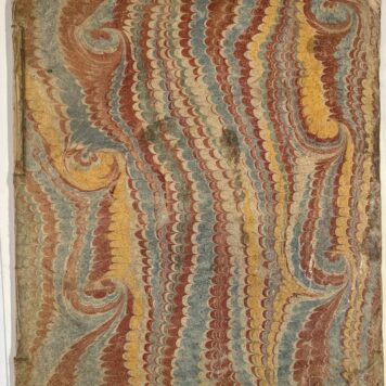 Decorated paper binding 1730 Gorinchem oratie