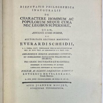 Handmade decorated paper binding 1791 Sierpapier brokaatpapier