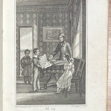 Schoolbook, 1838, Children's Literature | Vertellingen en Oefeningen voor Nederlandsche Kinderen, door C. Muller (...) Amsterdam, Ten Brink en De Vries, 1838, 77+(2) pp.
