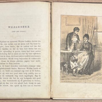 Schoolbook, [ca. 1890], Children's literature | Mina's Poesje en andere verhalen. Haarlem, I. de Haan, [ca. 1890], [64]+[4]pp.