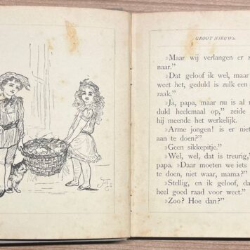 Schoolbook, [1909], Children's literature | Jan en Bertha door Agatha. Amsterdam, Tj. van Holkema, [1909], 116 pp.