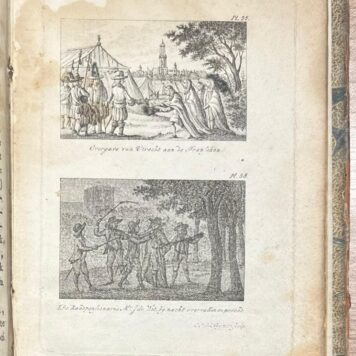 Children's Books, 1834, Illustrated history with funny children doodles | Vaderlandsche tafereelen uit de zestiende en zeventiende eeuw. (...) Zalt Bommel, Joh. Noman en Zoon, 1834, 108 pp. Illustrated with 27 pages of two etchings on one page.