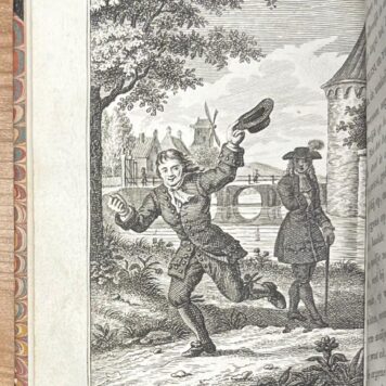 Schoolbook, 1837, Children's Literature | Keur van Belangrijke Verhalen, uit geloofwaardige schrijvers bijeenverzameld door R. Arrenberg. Met platen. Nieuwe druk. Haarlem, De Erven François Bohn, 1837, 184 pp.