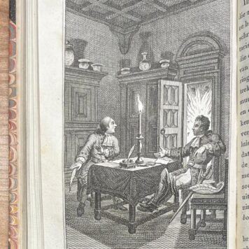Schoolbook, 1837, Children's Literature | Keur van Belangrijke Verhalen, uit geloofwaardige schrijvers bijeenverzameld door R. Arrenberg. Met platen. Nieuwe druk. Haarlem, De Erven François Bohn, 1837, 184 pp.