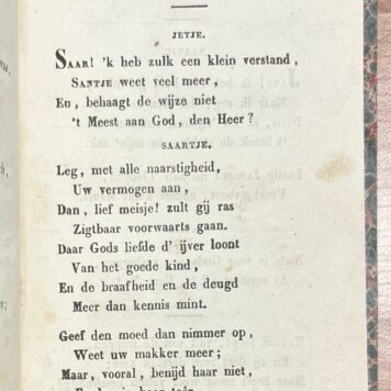 Schoolbook, [s.a.], Children's Literature | Kleine Gedichten voor Kinderen door P. C. van Alphen. Derde verbeterde uitgave, met gekleurde plaatjes. Amsterdam, Joh. Guykens, [s.a.], 90 pp.