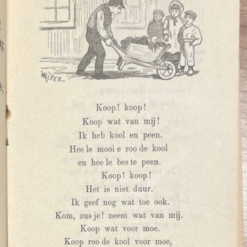 Rare School Book, 1868, Children's Literature | Tweede Leesboekje (van de vijf) door H. Hemkes Kz. Tiende druk. Omgewerkt door J. Schmal, hoofd eener School te 's-Gravenhage. Schoonhoven, S.E. van Nooten en Zoon, 1886, 24 pp.