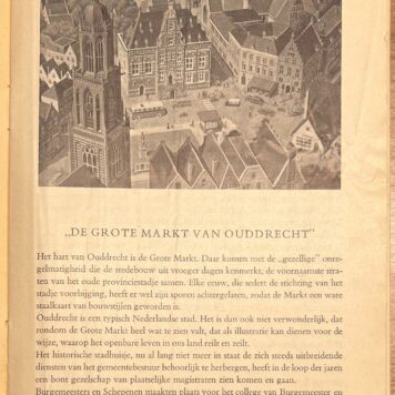 Rare School Book, [ca. 1950], Schoolplaten | Handleiding bij drie schoolplaten aangeboden door de Rijkspostspaarbank. Door Mr. F. C. van Lakerveld en Mr. E. J. Groenevelt, [ca. 1950], 18 pp. With color photographs of the Schoolplaten enclosed.