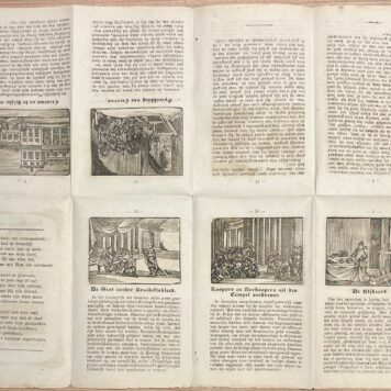 School Book, 1876, Children's Literature | Het leven van Jezus, Tijdens Zijne omwandeling op aarde. Geschenkjes voor lieve kinderen. Vierde stukje. Amsterdam, G. van der Linden, 1876, uncut folio.
