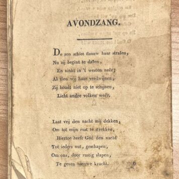 School Book, 1828, Hand-colored illustrations | Leerzame Dichtstukjes, voor kinderen. door Johannes Hazeu C'Zoon. Te Amsterdam, bij M. H. Helmig, 1828, 94 pp. (incomplete)
