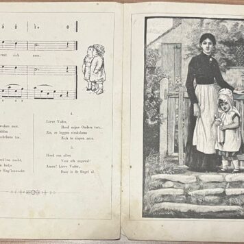 Schoolbook, 1907, Children's literature | Rijmpjes en vertelseltjes voor het kleine volkje. Zutphen, Schillemans en Van Belkum, 1907, 16 pp.