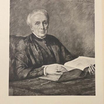 Portrait of Mrs. J. G. v. Tienhoven- Hacke. After drawing of Therese Schwartze