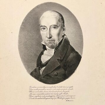 Portret prent van Willem Holtrop (1751-1835)
