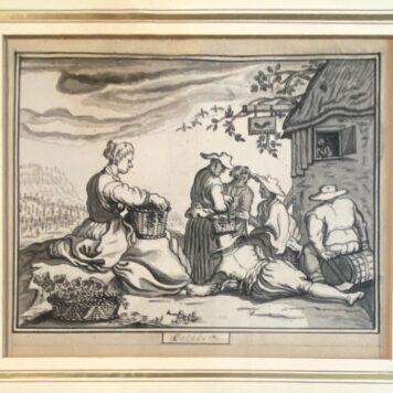 Allegory of the month of October, ca. 1780