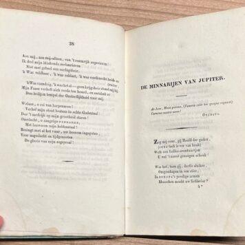 School Book, 1832, Poetry | Roosjens, verzameling van minnedichtjens, aan jeugd en schoonheid geheiligd. Groningen, W. van Boekeren, 1832, 160 pp.