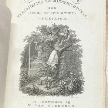 School Book, 1832, Poetry | Roosjens, verzameling van minnedichtjens, aan jeugd en schoonheid geheiligd. Groningen, W. van Boekeren, 1832, 160 pp.