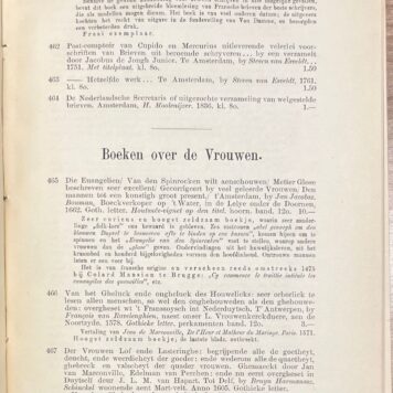 Catalogue, 1893, Dutch Literature | Nederlandsche letterkunde. Populaire Prozaschrijvers der XVIIe en XVIIIe Eeuw. Amsterdam, Frederik Muller & Cie., 1893, 148pp.