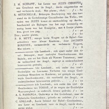 Religion, 1826, Jewish Conversion | Omstandig verhaal betreffende den overgang van drie Israëlitische huisgezinnen te Zalt-Bommel woonachtig tot den Hervormden Christelijken Godsdienst : in brieven Omstandig verhaal betreffende den overgang van drie Israëlitische huisgezinnen, te Zalt-Bommel woonachtig, tot den Hervormden Christelijken Godsdienst; in brieven. (...) Te Zalt-Bommel, bij Johannes Noman, 1826, 86+(1)pp.