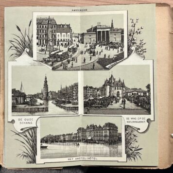 Tourism, [1884 - 1895], Amsterdam | Album van Amsterdam. [s.l.], [s.n.], [ca. 1880], leporello in fan fold.