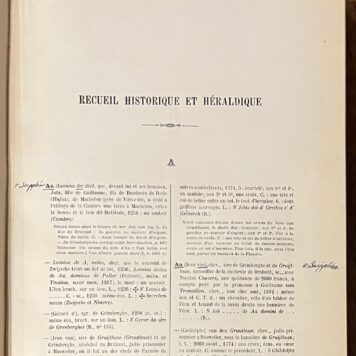 Heraldry, 1898-1903, French | Sceaux armoriés des Pays-Bas et des Pays avoisinants (Belgique-Luxembourg-Pays-Bas-Allemagne-France). Recueil historique et héraldique. Bruxelles, Société Belge de Librarie, 1898-1903, 6 vols.