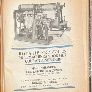 Typography, [1923-1927], Trade Catalogues bound in 2 volumes | Letterproef van Machinehandel en Lettergieterij Joh. Enschedé en zonen, Haarlem, [1923-1927], multiple issues in two bindings.