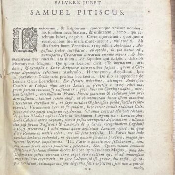 Dictionary, 1725, Latin | Lexicon Latino-Belgicum Novum, olim idiomate Gallico publicatum a P. Guidone Tachard, (...) Dordraci, Typis Gorisiis, 1725, 1338+(13)pp.