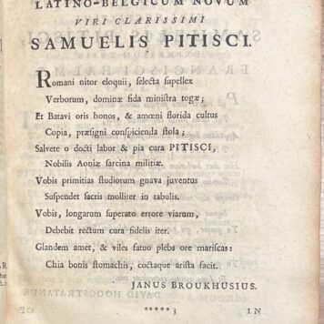 Dictionary, 1725, Latin | Lexicon Latino-Belgicum Novum, olim idiomate Gallico publicatum a P. Guidone Tachard, (...) Dordraci, Typis Gorisiis, 1725, 1338+(13)pp.