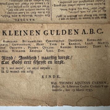 Kleinen Gulden A.B.C., Vidi Thomas Aquinas Caenen