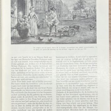 The Hague, 1959, History | 'Een Haagse familie in de achttiende eeuw'. 's Gravenhage. Maandblad der Gemeente 's Gravenhage. A.N.D.O., Den Haag, 32 pp.
