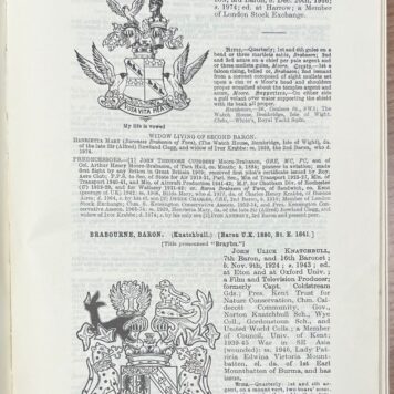 Nobility, 1980, United Kingdom | Debrett's Peerage and Baronetage, with Her Majesty's Royal Warrant Holders. Debrett's Peerage, London, 1979, 527pp.+1304pp.+48pp.+904pp.