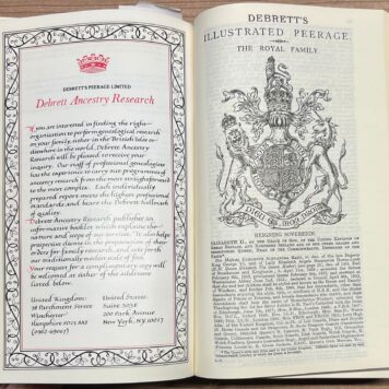 Nobility, 1980, United Kingdom | Debrett's Peerage and Baronetage, with Her Majesty's Royal Warrant Holders. Debrett's Peerage, London, 1979, 527pp.+1304pp.+48pp.+904pp.
