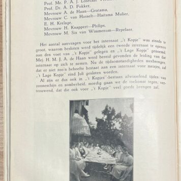 Rare, Education, 1931, Girls' school | Kopje Bloemendaal, 1906-1931, [s.n.], [s.l.], 1931, 64 pp.