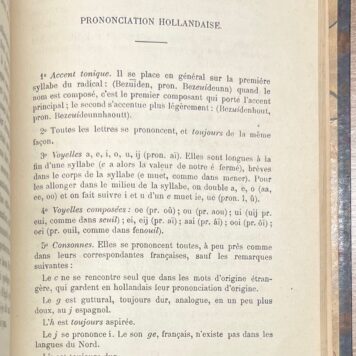 Travel, 1906, French | La Hollande et Les Hollandais, Impressions de voyage. Moeurs et Coutumes, Histoire e Anecdotes, Villes et Rues, Musées et Monuments, Paris, Libraire H. Le Soudier, 1906, 449+(6)pp.