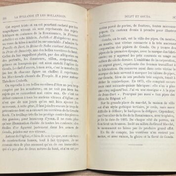 Travel, 1906, French | La Hollande et Les Hollandais, Impressions de voyage. Moeurs et Coutumes, Histoire e Anecdotes, Villes et Rues, Musées et Monuments, Paris, Libraire H. Le Soudier, 1906, 449+(6)pp.