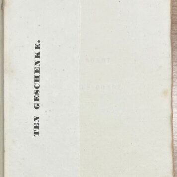 Law, 1945, Memoir | Mr. Jan Bondt, en diens vader Mr. Nicolaus Bondt, herinnerd door Mr. M. C. van Hall, 2 December, 1945. [s.n.], [s.l.], 1945, 98 pp.