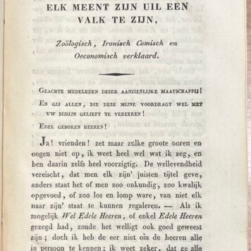 Proverbs, 1831, Dutch Sayings | Verzameling van eenige, hier te lande gebruikelijke, Spreekwoorden; op eene vrolijke, onderhoudende en gemeenzame wijze verklaard en opgehelderd, door A. Fokke Simonsz. met Caricatuurplaten. Tweede druk. Amsterdam, Ten Brink & De Vries, 1831, 257 pp.