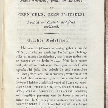 Proverbs, 1831, Dutch Sayings | Verzameling van eenige, hier te lande gebruikelijke, Spreekwoorden; op eene vrolijke, onderhoudende en gemeenzame wijze verklaard en opgehelderd, door A. Fokke Simonsz. met Caricatuurplaten. Tweede druk. Amsterdam, Ten Brink & De Vries, 1831, 257 pp.