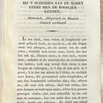 Proverbs, 1831, Dutch Sayings | Verzameling van eenige, hier te lande gebruikelijke, Spreekwoorden; op eene vrolijke, onderhoudende en gemeenzame wijze verklaard en opgehelderd, door A. Fokke Simonsz. met Caricatuurplaten. Tweede druk. Amsterdam, Ten Brink & De Vries, 1831, 257 pp.