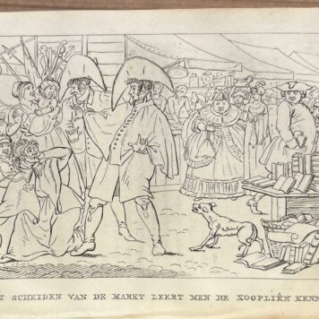 Proverbs, 1831, Dutch Sayings | Verzameling van eenige, hier te lande gebruikelijke, Spreekwoorden; op eene vrolijke, onderhoudende en gemeenzame wijze verklaard en opgehelderd, door A. Fokke Simonsz. met Caricatuurplaten. Tweede druk. Amsterdam, Ten Brink & De Vries, 1831, 257 pp.