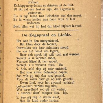 The Hague, [ca. 1875], Poetry | Het Haagsche Bosch vol vrolijke zangers. Amsterdam, G. van der Linden, [ca. 1875], 63+(1) pp.