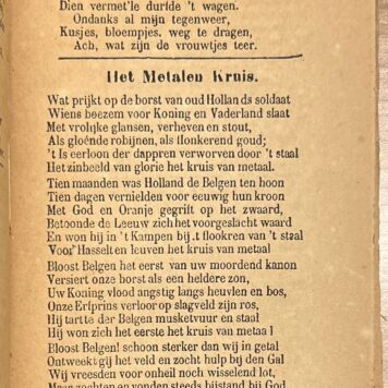 The Hague, [ca. 1875], Poetry | Het Haagsche Bosch vol vrolijke zangers. Amsterdam, G. van der Linden, [ca. 1875], 63+(1) pp.