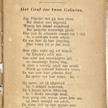 The Hague, [ca. 1875], Poetry | Het Haagsche Bosch vol vrolijke zangers. Amsterdam, G. van der Linden, [ca. 1875], 63+(1) pp.