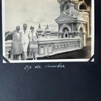 Photography photo album Colombo, Malaysia 1927 | Photoalbum with 13 sheets with photo's